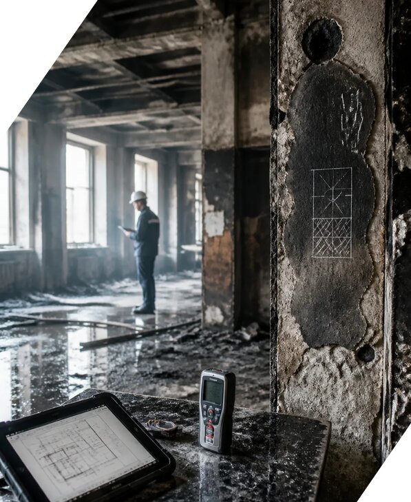 Обследование зданий после пожара в Верхнем Уфалее от 15351 р. | ЭкспертизаРоссия