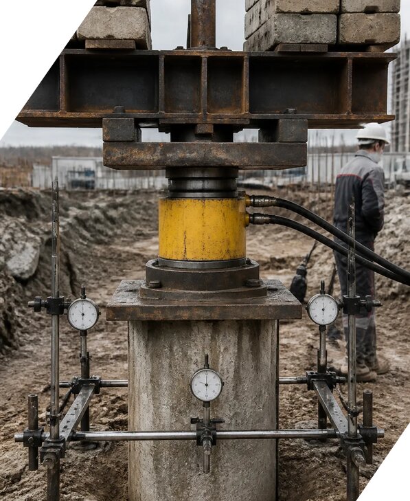 Статические испытания свай в Верхнем Уфалее от 46053 р. | ЭкспертизаРоссия