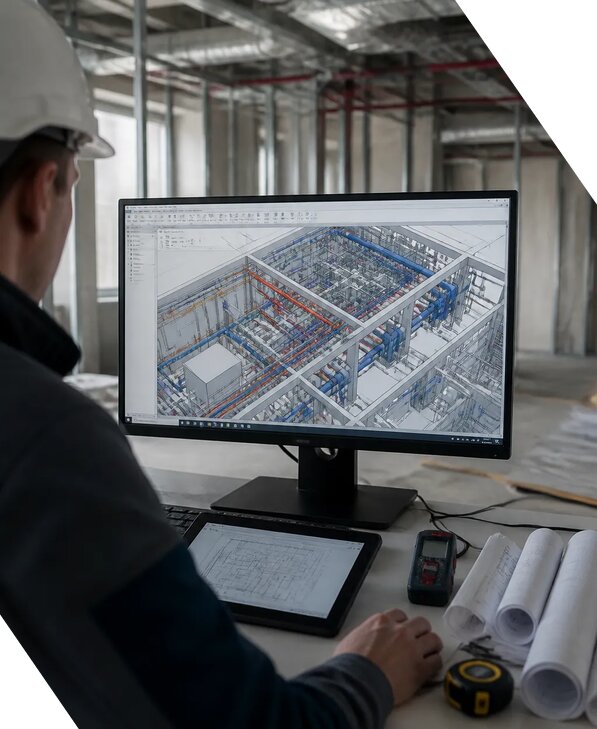 Создание BIM модели инженерных сетей для объектов в Верхнем Уфалее